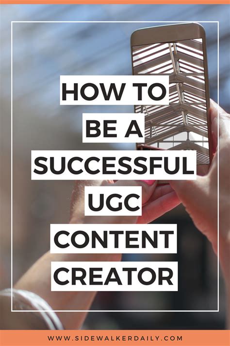 how to be a ugc content creator